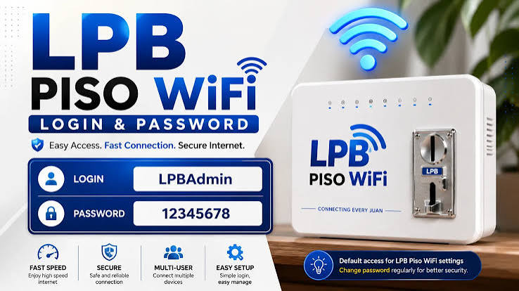 LPB Piso Wifi Default Login – Username, Password and IP Address